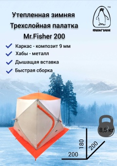 Зимняя палатка Mr. Fisher 201ST ТЕРМО